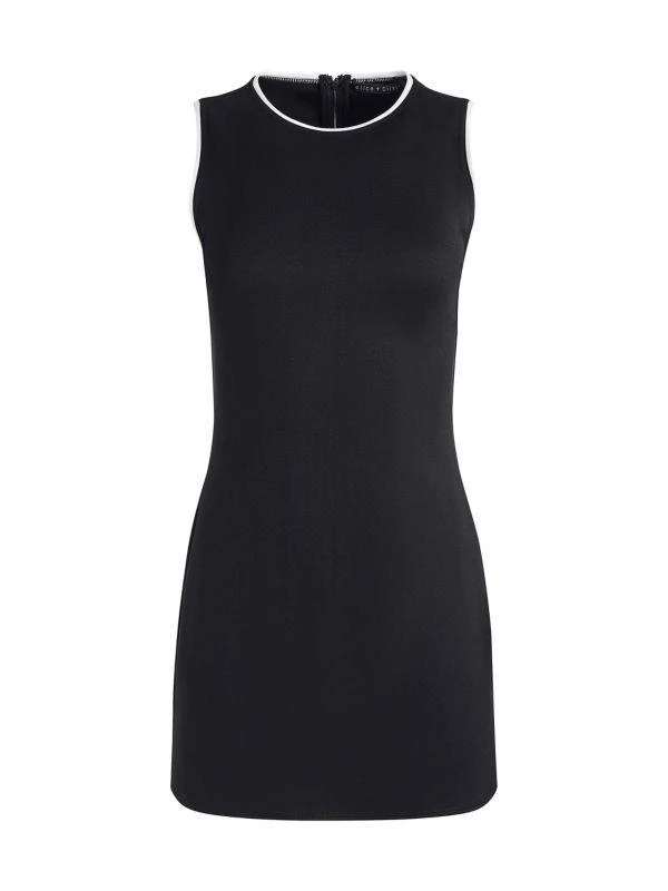 Alice + Olivia Edris Contrast-Trim Minidress 4