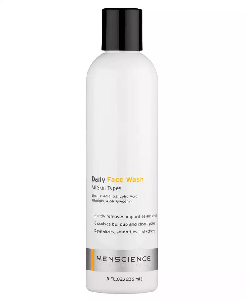 Menscience Daily Face Wash Cleanser For Men 8 FL.OZ