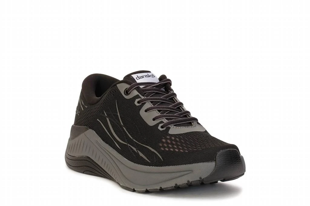 Dansko Women's Pace Mesh Sneaker In Black/grey 2