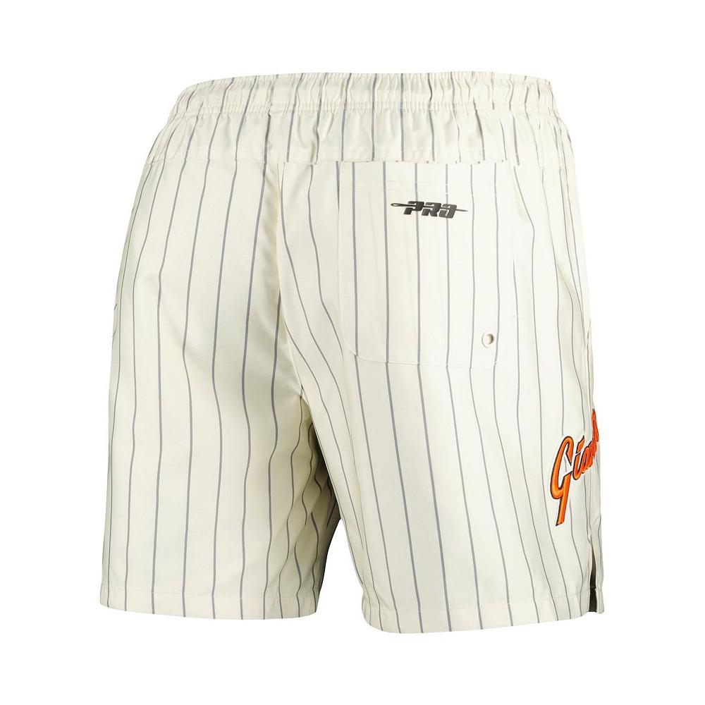 Pro Standard Men's Cream San Francisco Giants Pinstripe Retro Classic Woven Shorts