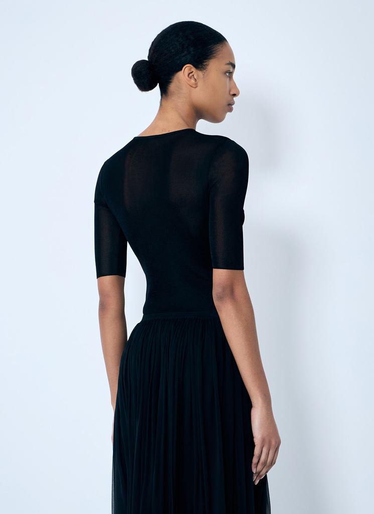 Tシャツ・カットソー SAINT LAURENT CASSANDRE TOP IN KNIT CASSANDRE top in knit | Saint Laurent | YSL US