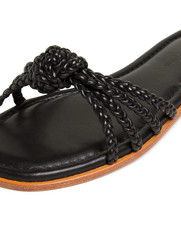 Saks Fifth Avenue Deluxe Nappa Leather Sandals 5