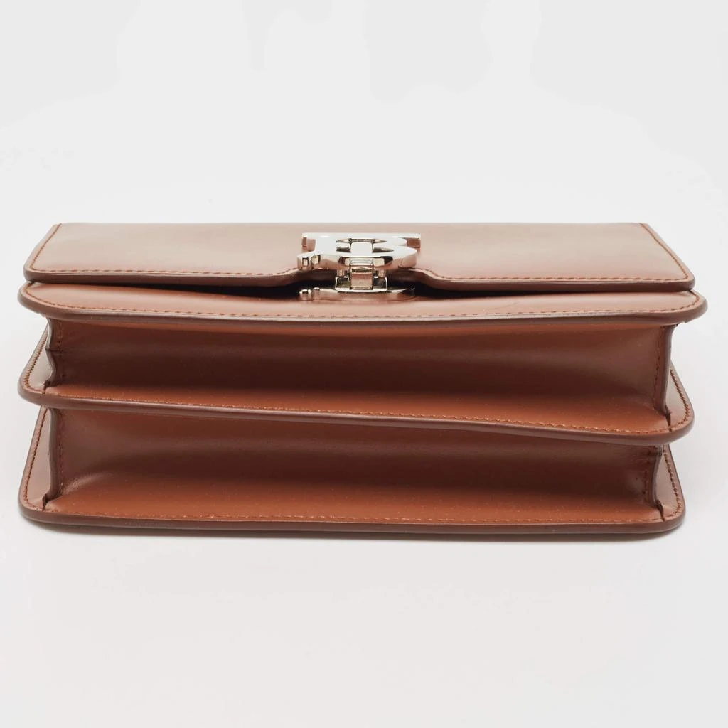 Burberry Burberry Brown Leather Small TB Shoulder Bag 7