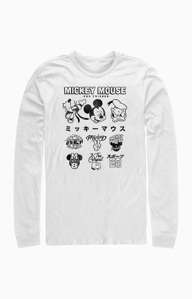 FIFTH SUN Mickey Mouse Icons Long Sleeve T-Shirt 1