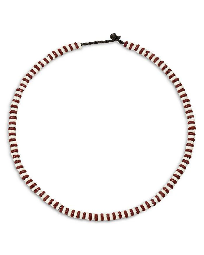 Adina Reyter Sterling Silver Enamel Bead 
Satin Cord Collar Necklace, 15-16"