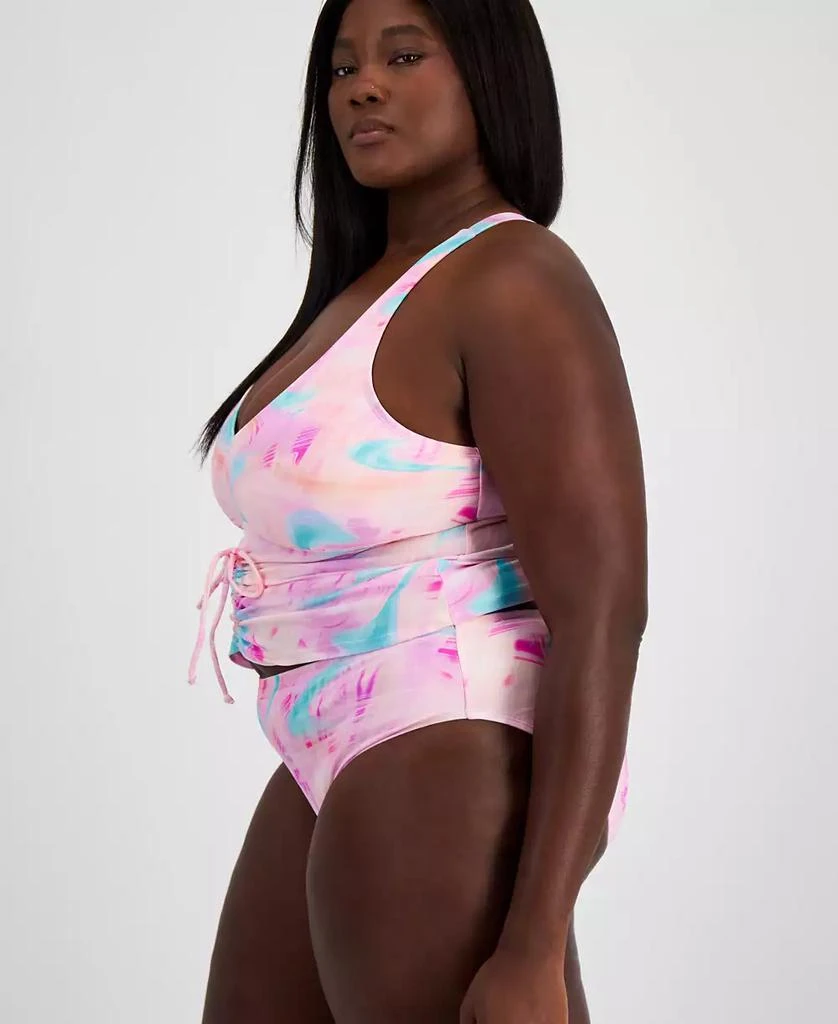 California Waves Salt + Cove Plus Size Tie-Dyed Swim Bottoms, Created for Macy's 3