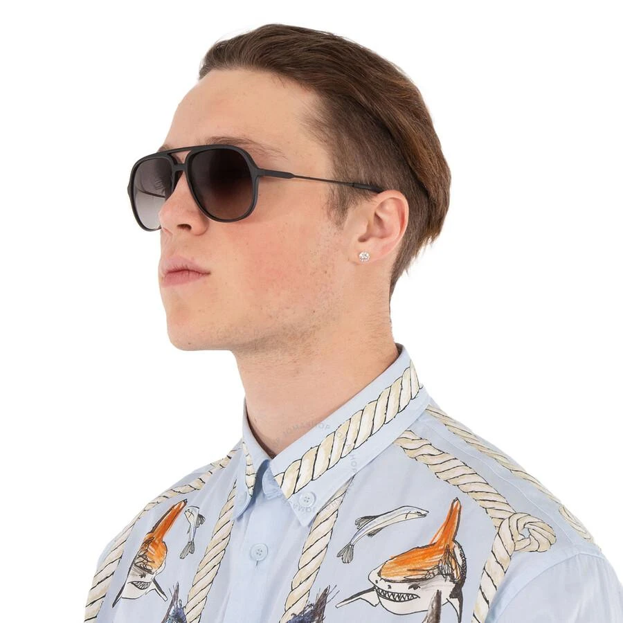 Salvatore Ferragamo Salvatore Ferragamo Grey Gradient Pilot Men's Sunglasses SF999S 002 60 2