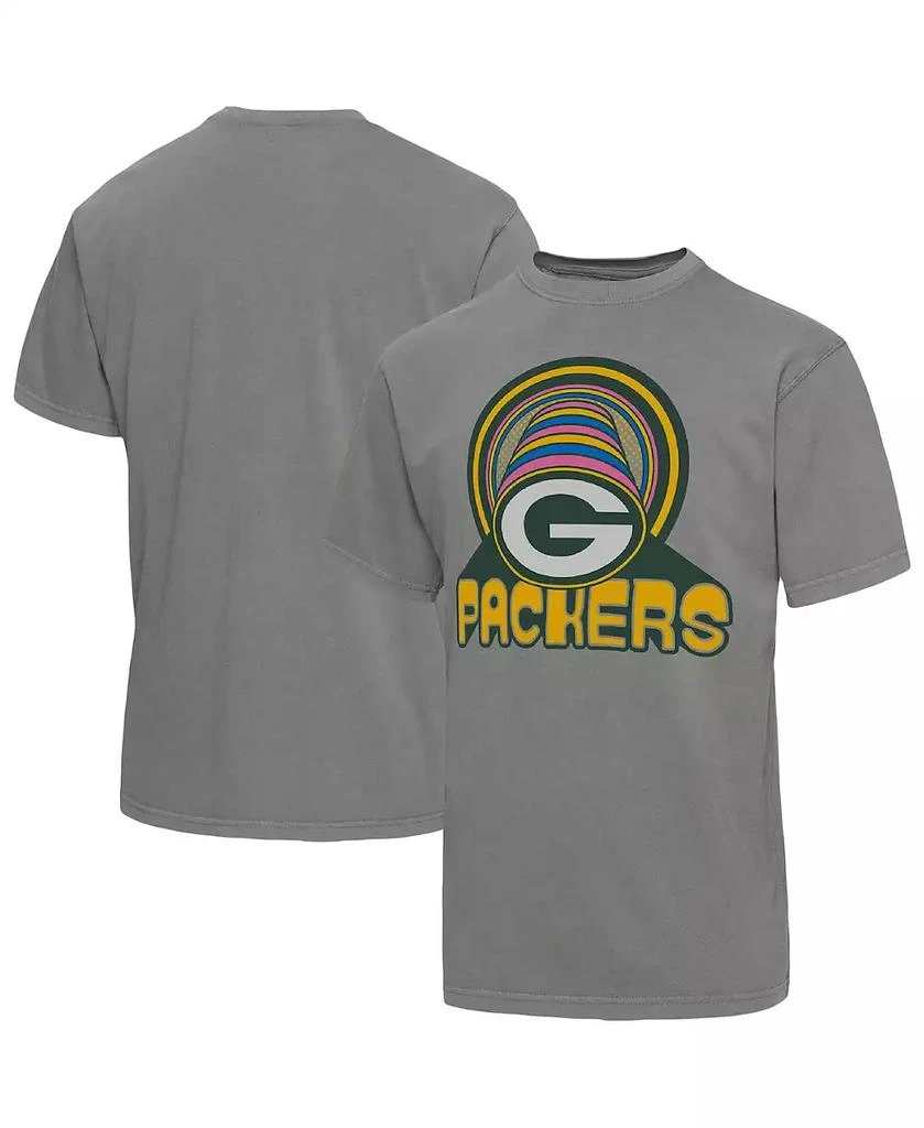 Junk Food Men's Graphite Green Bay Packers Wonderland Infinity Vibe T-shirt 1