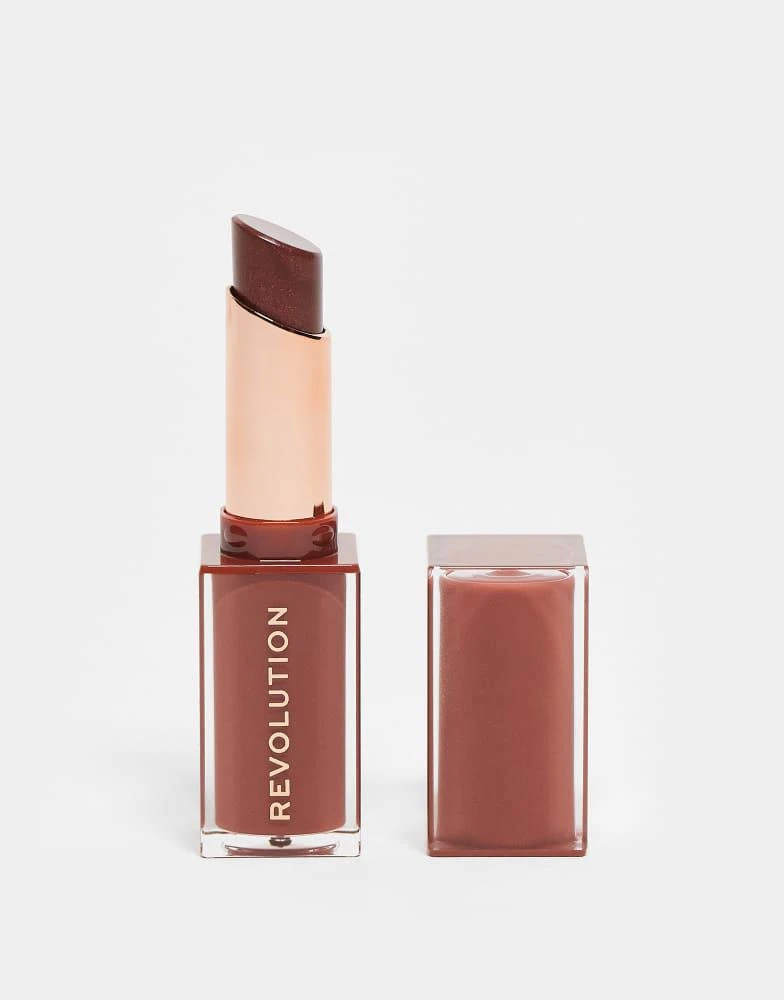 Revolution Revolution Pout Lip Gloss Stick Shimmer Toasted Caramel 1