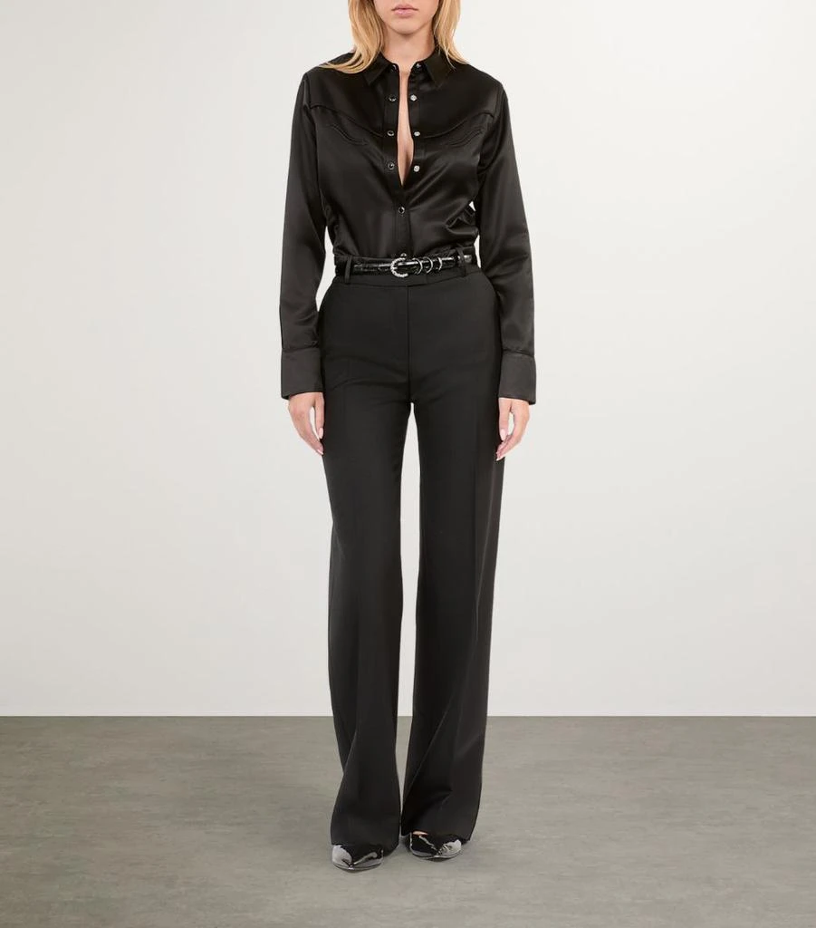 The Kooples Satin Western Shirt 2