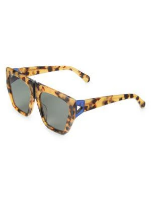 Karen Walker Double Trouble B 57MM Square Sunglasses 2