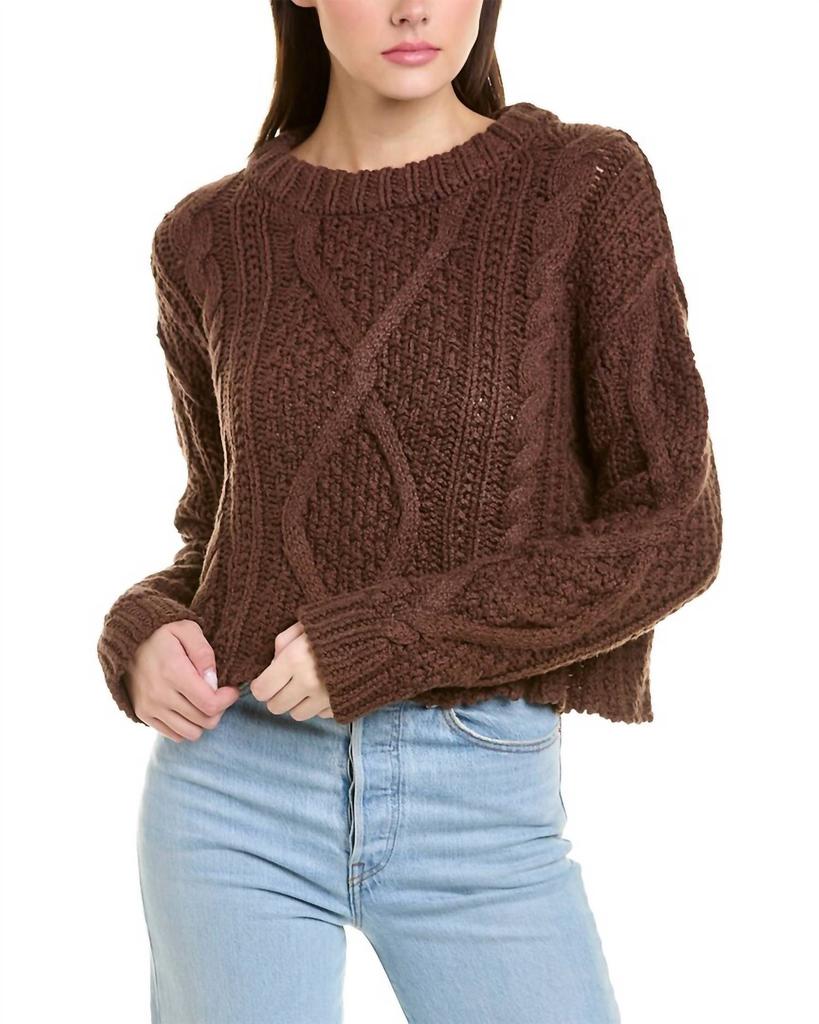 Hannah Banana Hannah Banana - Cable Knit Sweater