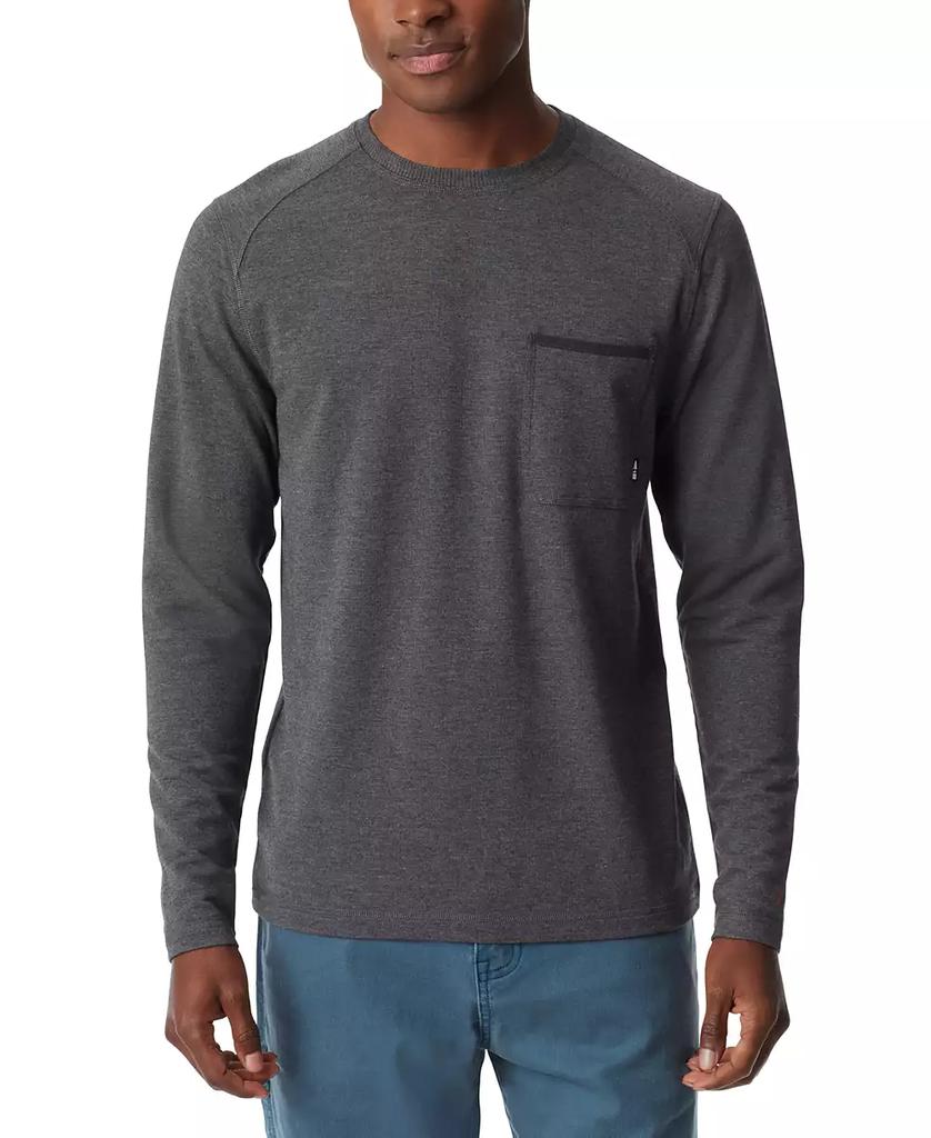 BASS OUTDOOR Men's Long-Sleeve Ribbed T-Shirt