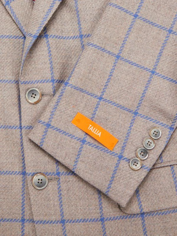 Tallia Plaid Wool Blend Slim-Fit Blazer 3