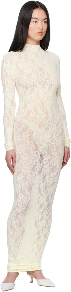【SKIMS】Knit Lace Mock Neck Dress KNIT LACE MOCK NECK DRESS | ONYX