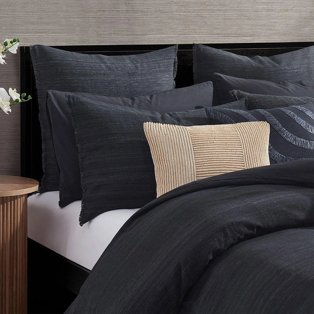 Donna Karan Home Elements Raw Silk Blend Duvet Cover, King 2
