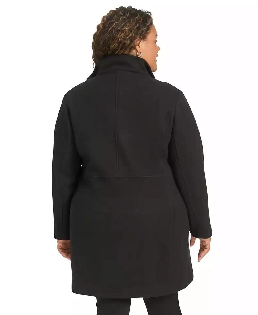 Calvin Klein Womens Plus Size Walker Coat, Created for Macys 2