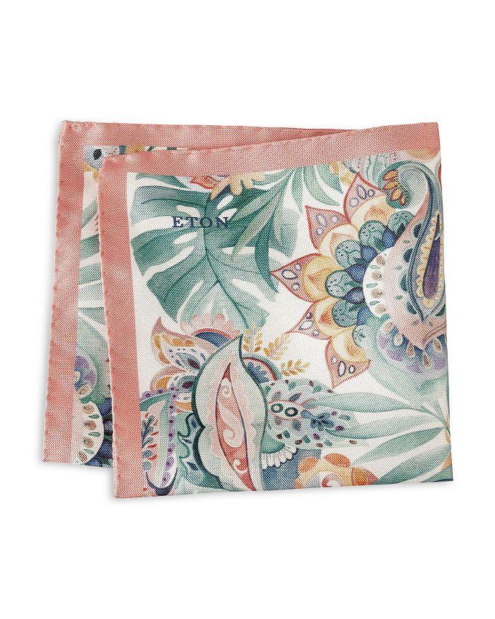 Eton Floral Silk Pocket Square