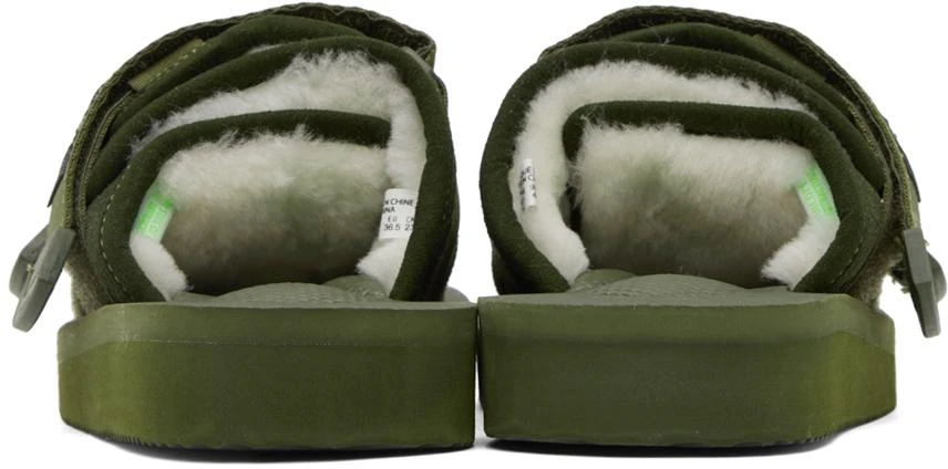 SUICOKE Green MOTO-Mab Sandals 2