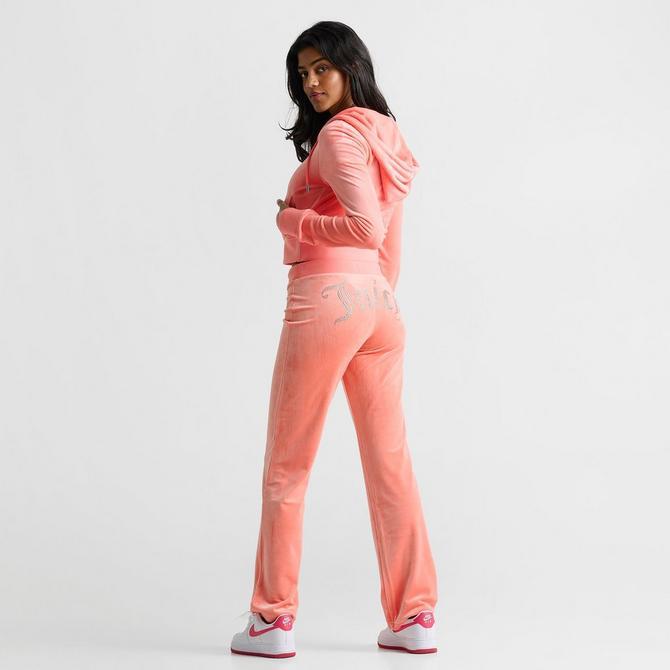 Juicy Couture Women's Juicy Couture OG Big Bling Velour Track Pants