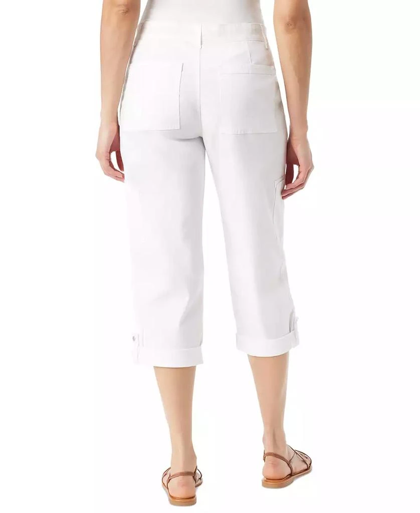 Gloria Vanderbilt Women's Adjustable-Hem Cargo Capri Pants 2