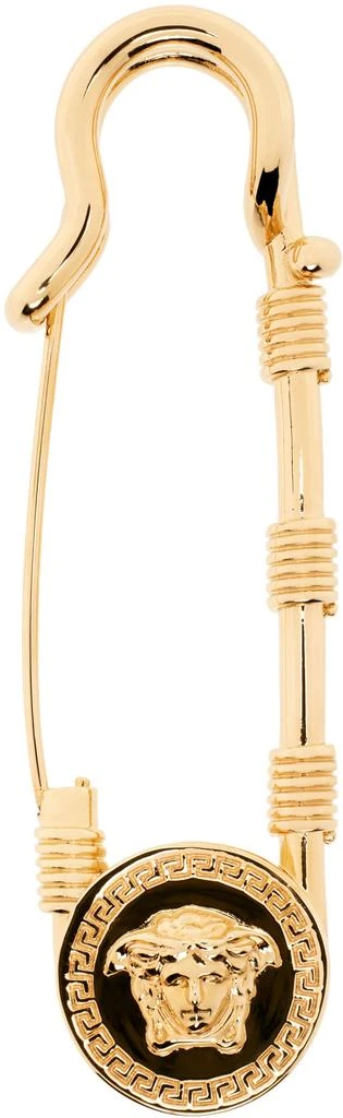Versace Gold Safety Pin Brooch 1
