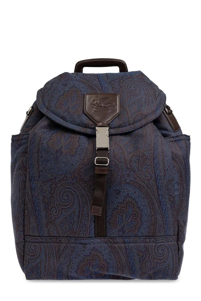 ETRO Etro Pegaso-Motif Drawstring Backpack Backpack from Cettire
