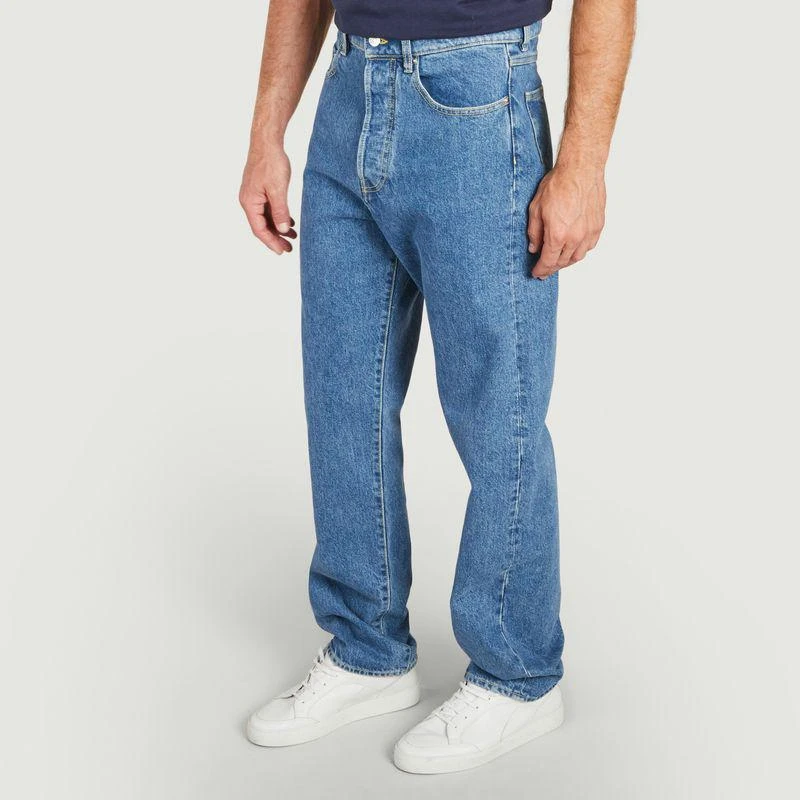 Kenzo Asagao straight washed jeans Blue KENZO 2