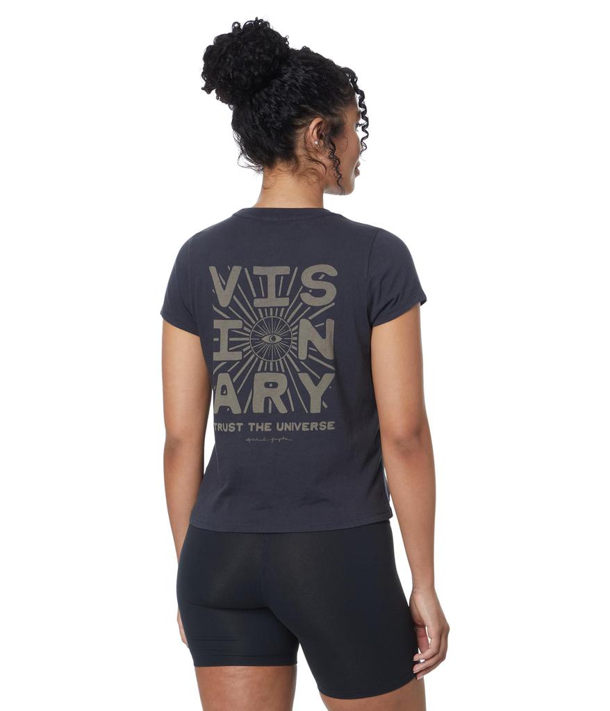 Spiritual Gangster Intuitive Eye Lila Short Sleeve Tee