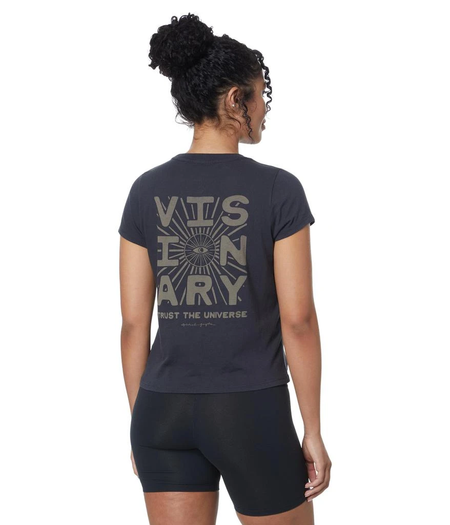 Spiritual Gangster Intuitive Eye Lila Short Sleeve Tee 2