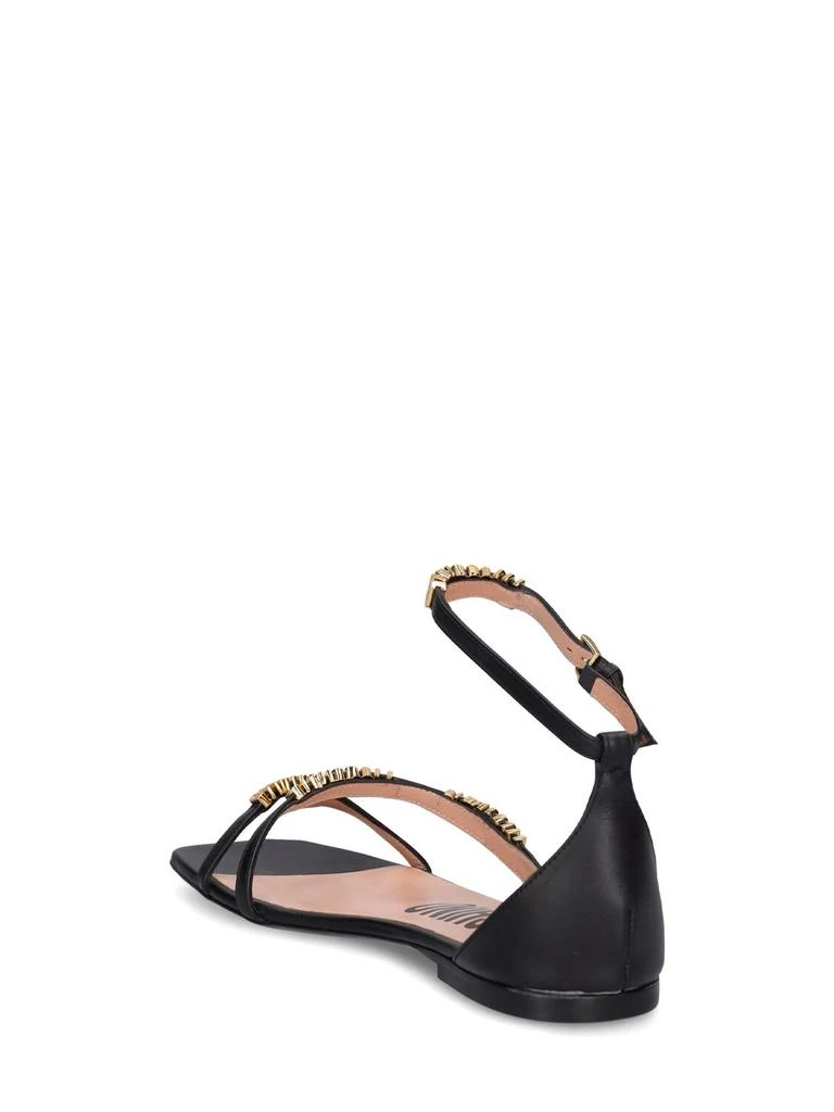Moschino 10mm Leather Flat Sandals 3