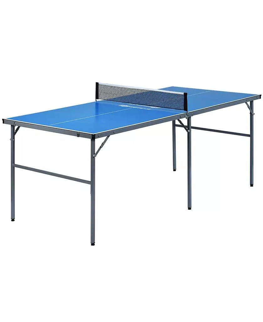 Costway 6 x3  Portable Tennis Ping Pong Folding Table w/Accessories 9