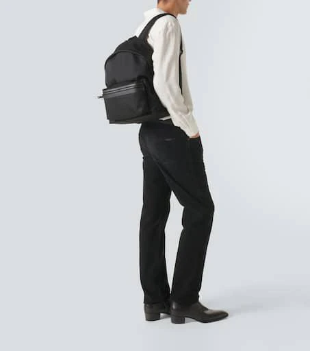 Yves Saint Laurent Nylon and leather City backpack 6