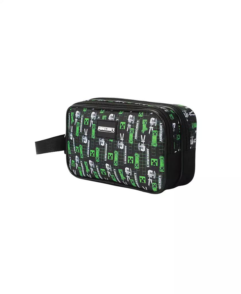 Minecraft Creepers Dual-Compartment Utility Case With Webbing Pull Handle