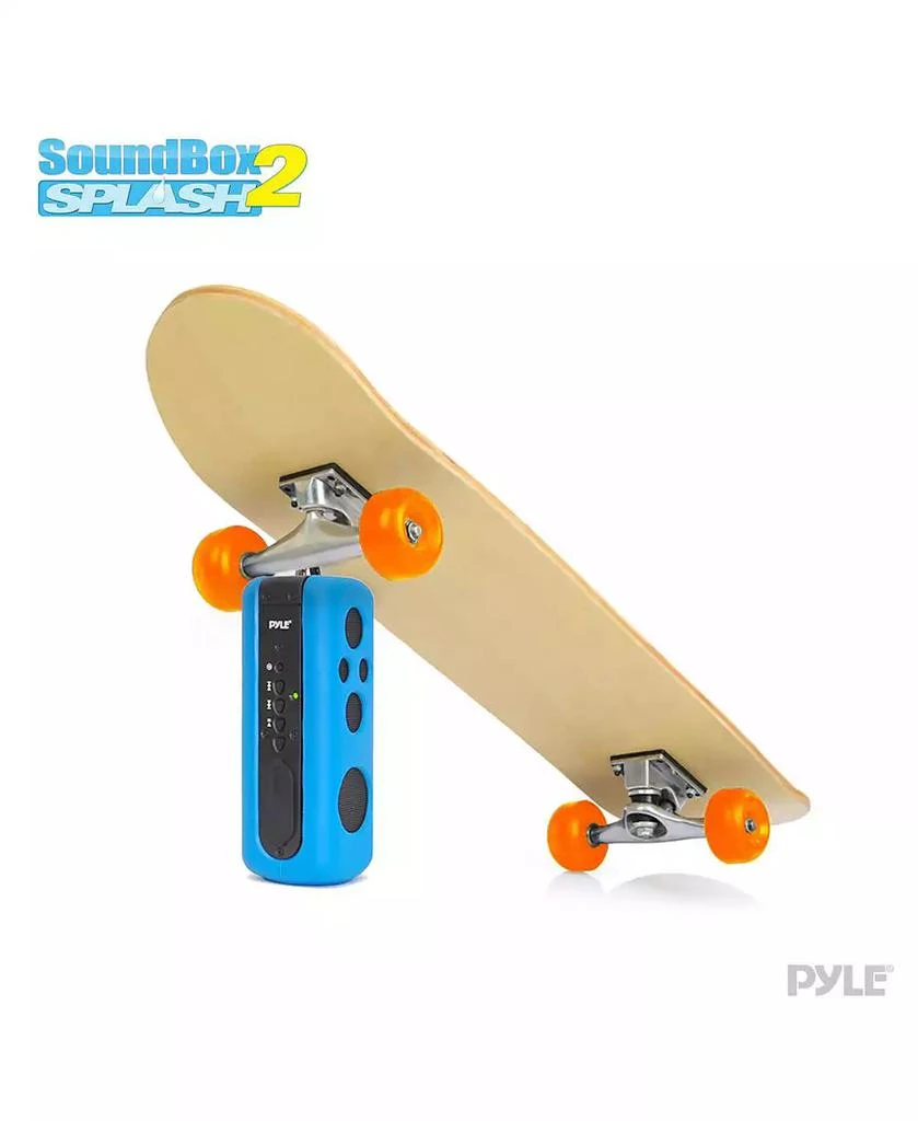 Pyle SoundBox Splash 2 Bluetooth Rugged Speaker with LED Flashlight
Hand Crank Charger (Blue) 5