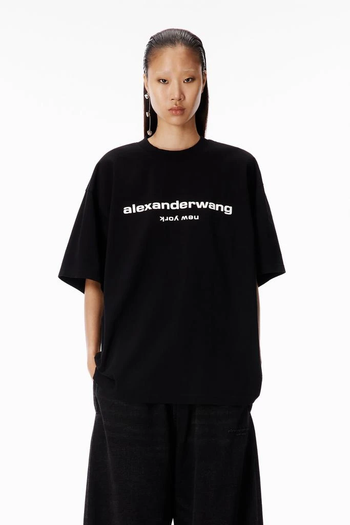 Alexander Wang Puff Logo Short Sleeve Tee 3