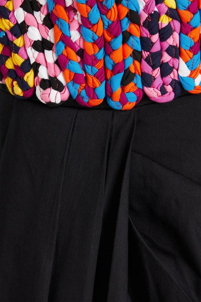 Mara Hoffman Wrap-effect braided cotton-poplin twill midi dress 4