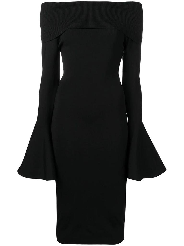 NA Black Mori midi Dress