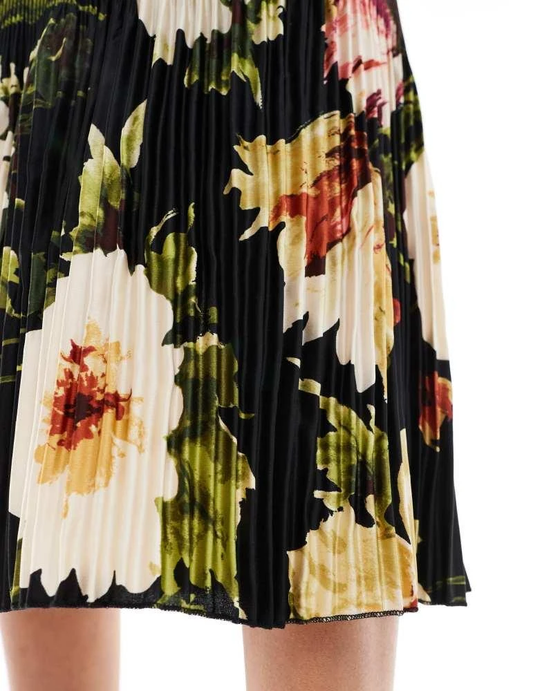 Abercrombie & Fitch Abercrombie & Fitch Emerson strapless printed maxi dress in pink 3