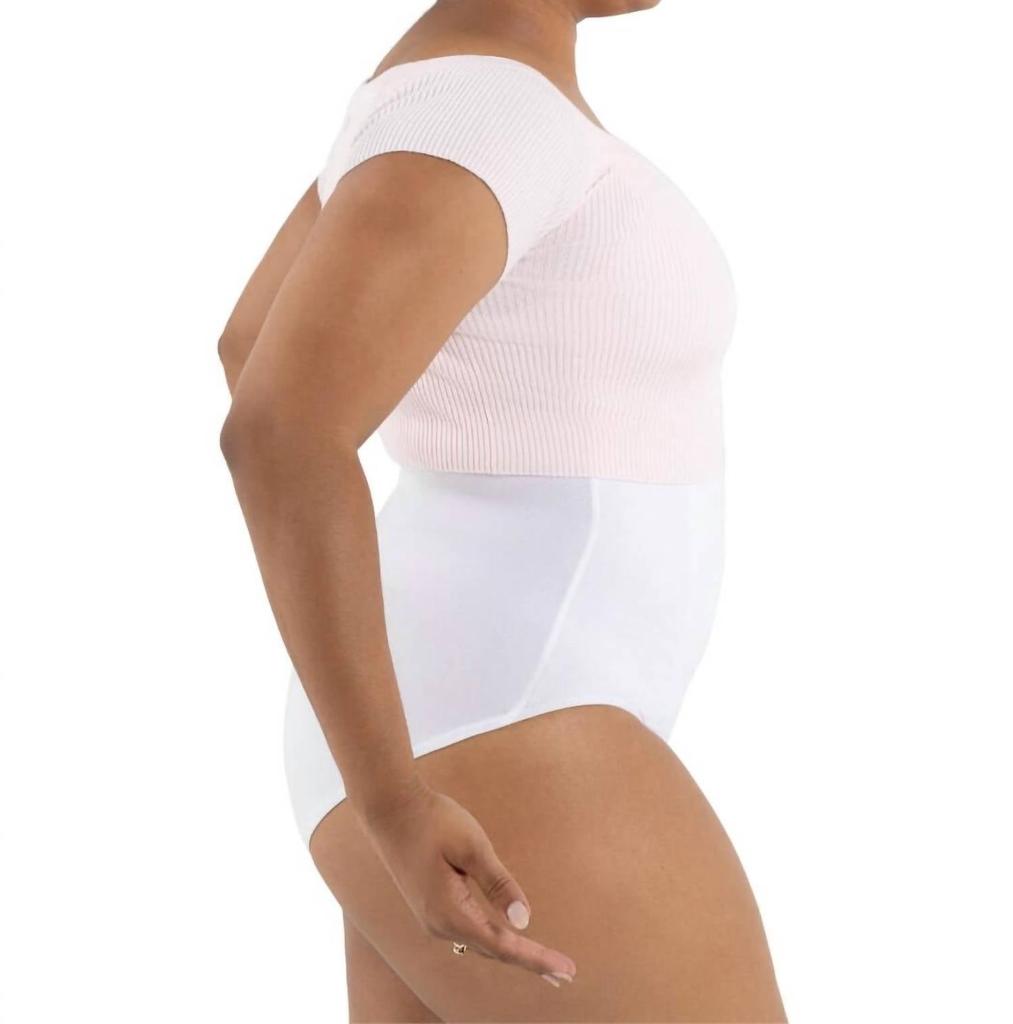 Capezio Capezio - Ribbed Knit Cropped Sweater