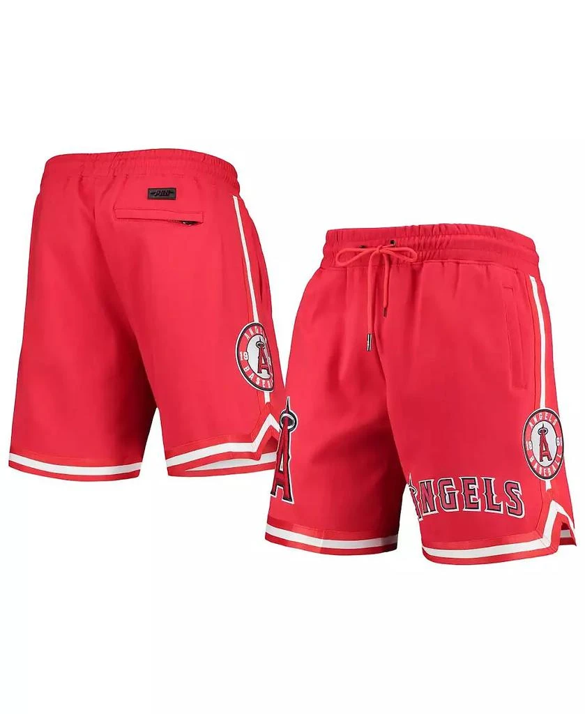 Pro Standard Men's Red Los Angeles Angels Team Shorts 1