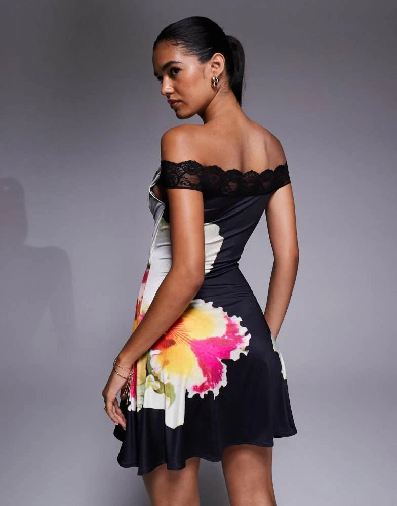 black orchid dress CLEARANCE- Black Orchid Ruffle Sleeve Dress, x-large main image 0