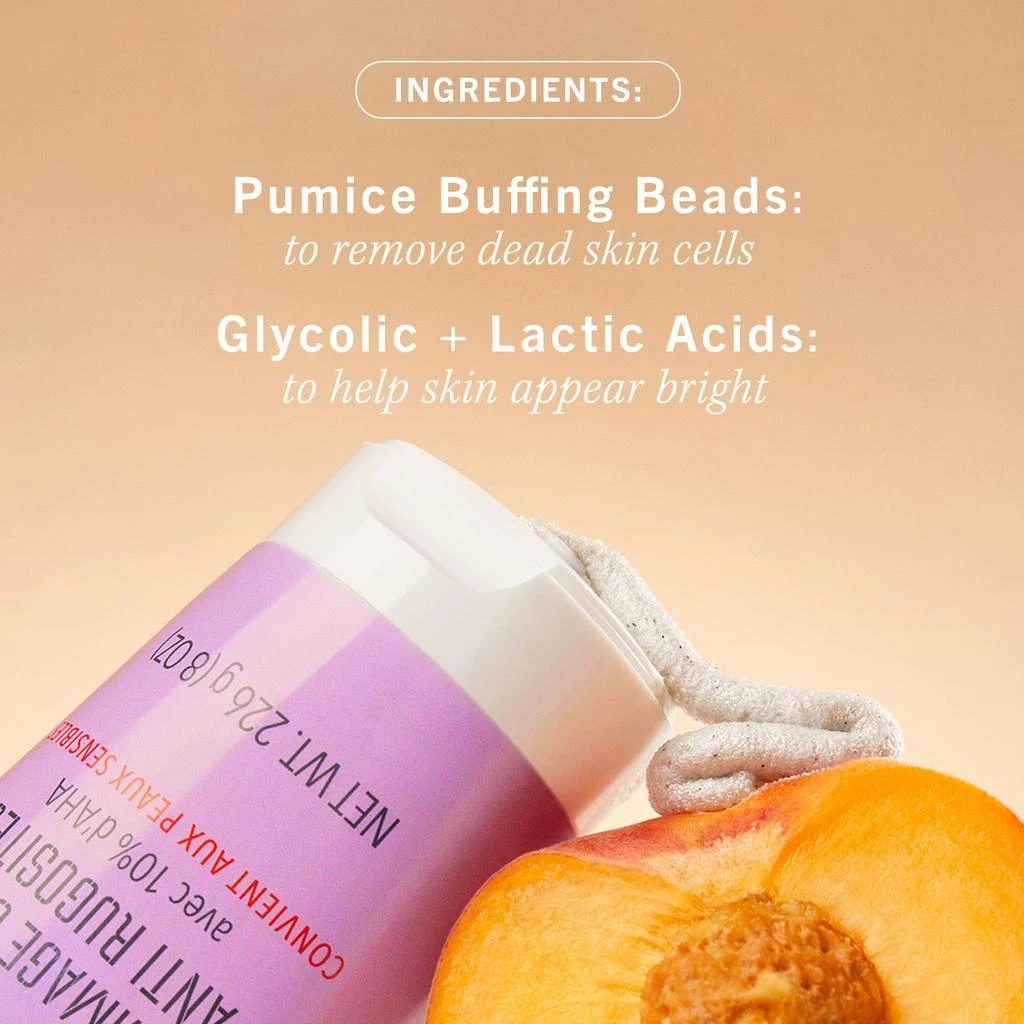 First Aid Beauty First Aid Beauty KP Bump Eraser Body Scrub with 10% AHA 8oz - Peach 4