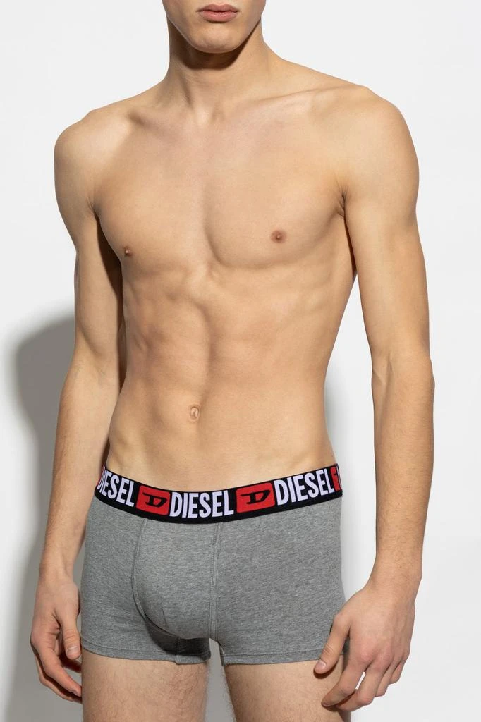 Diesel Diesel Three Pack Of Logo Waistband Boxers 2