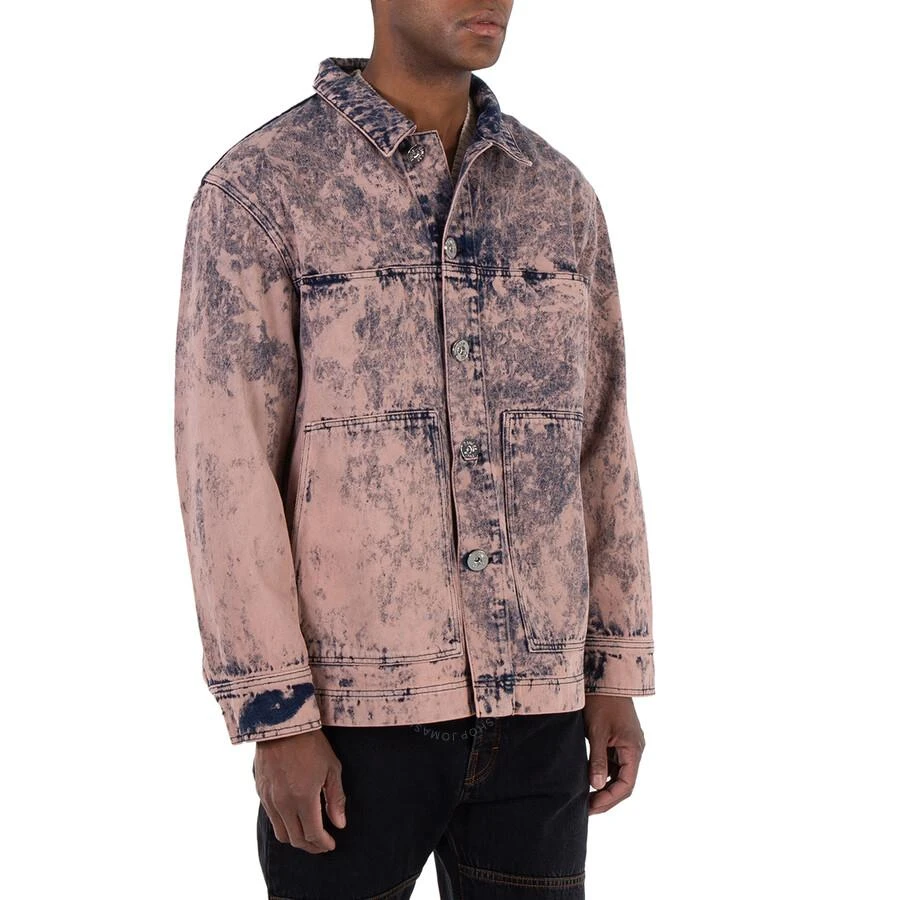 Etudes Hopper Overdye Denim Pink Shirt Jacket 2