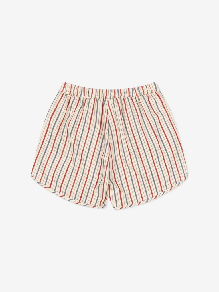 Konges Slojd Boys Marlon Striped Shorts in Ivory 3