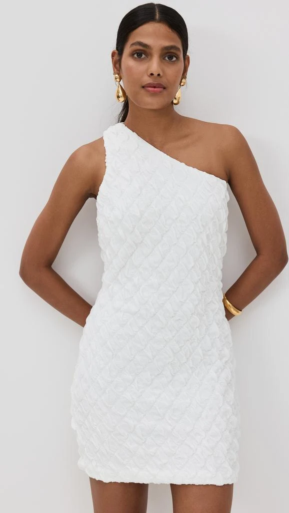 Dur Doux White Shell Mini Dress 1