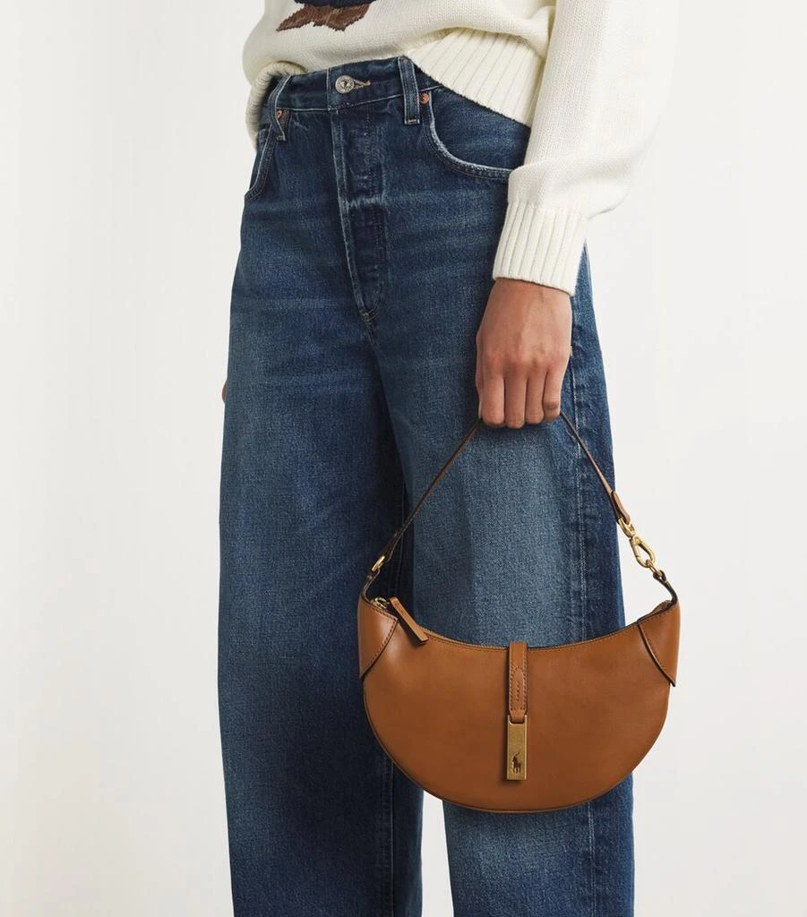 Ralph Lauren Leather Polo ID Shoulder Bag 2