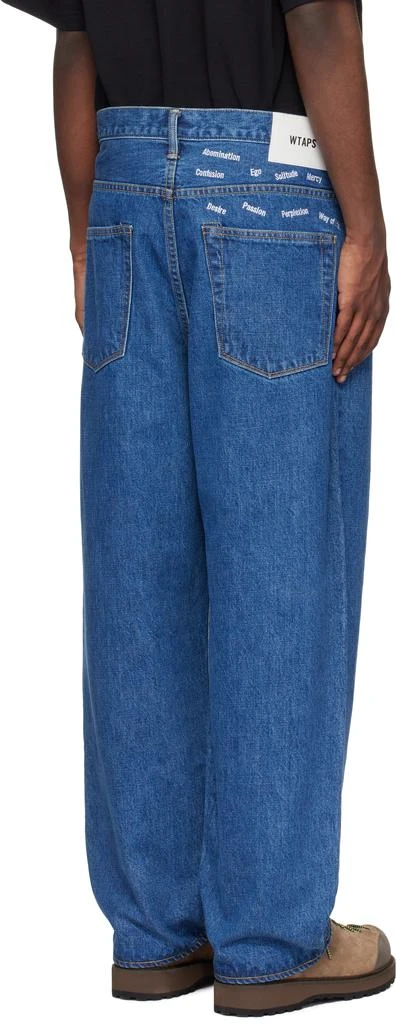 Wtaps Blue Straight Jeans 3