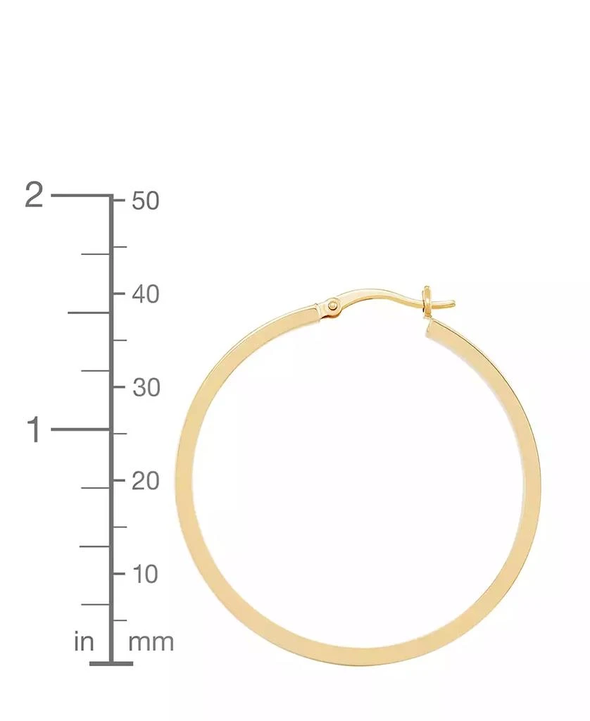 Macy's Square Edge Hoop Earrings (40mm) in 14k Gold 5